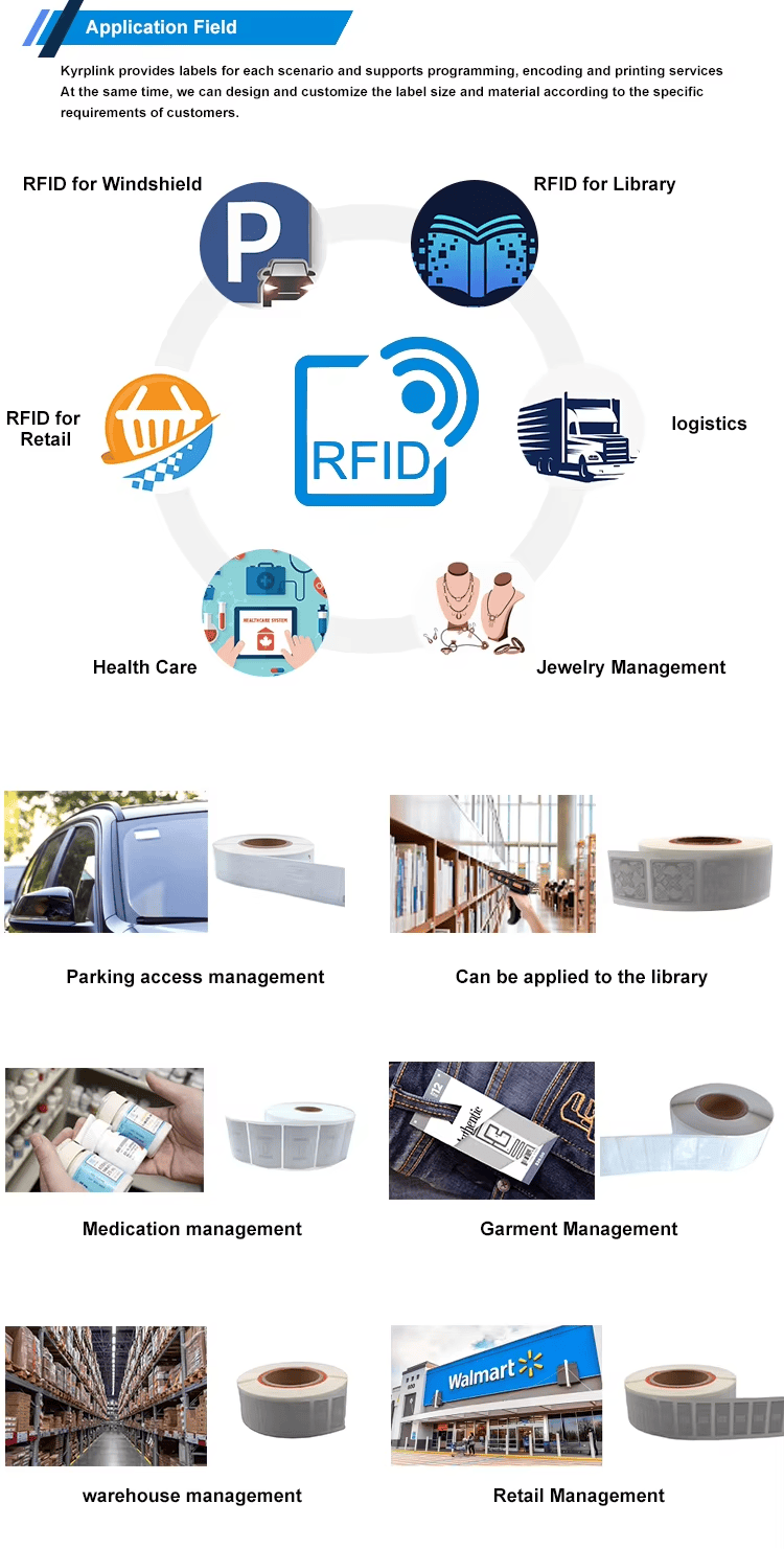 UHF RFID етикети за проследяване на лабораторни реактиви и химикали върху метална повърхност.