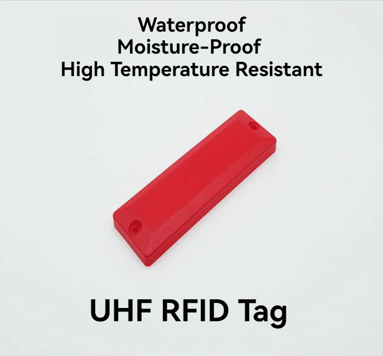 Компактни ABS RFID тагове за компоненти върху метал, показани с чист изглед към премиум повърхността за приложения с ABS On-Metal RFID Tags.