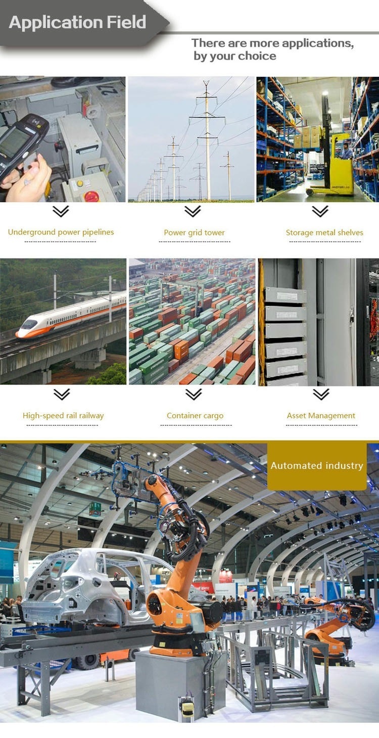 Продуктова снимка на персонализирани топлоустойчиви RFID тагове за индустрия, показваща лепилен гръб в категорията High Temperature RFID Tags.