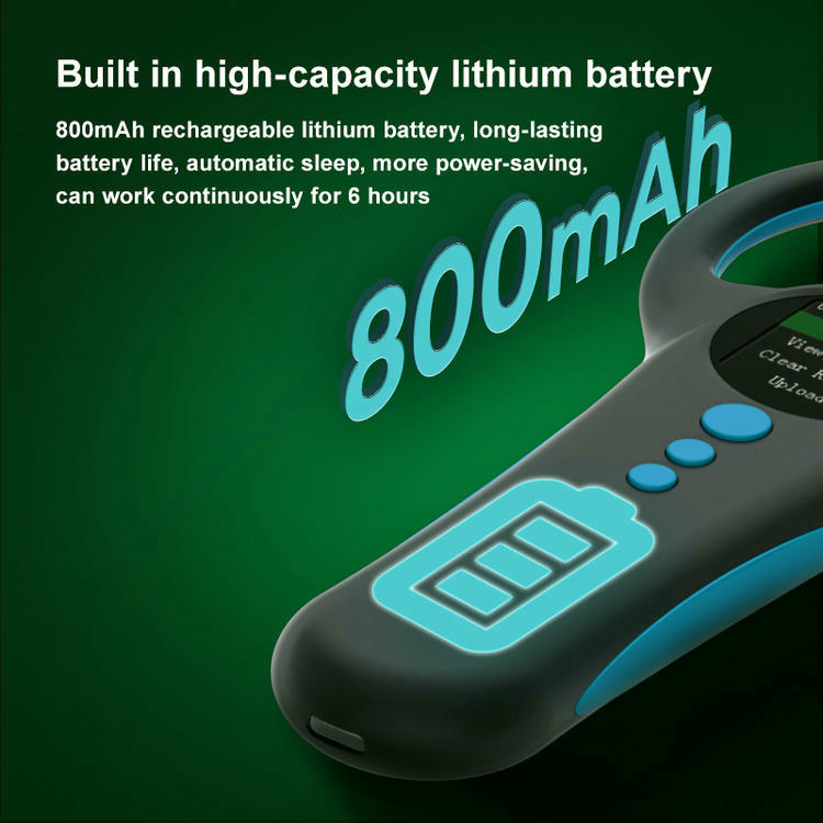 Графика на батерията W91B с 800mAh литиева батерия за продължителна работа при полево сканиране