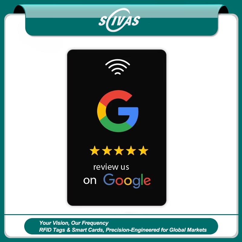 NFC стойка за ревюта, менюта и профили