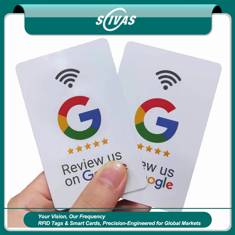 Персонализирани NFC карти за Google ревюта