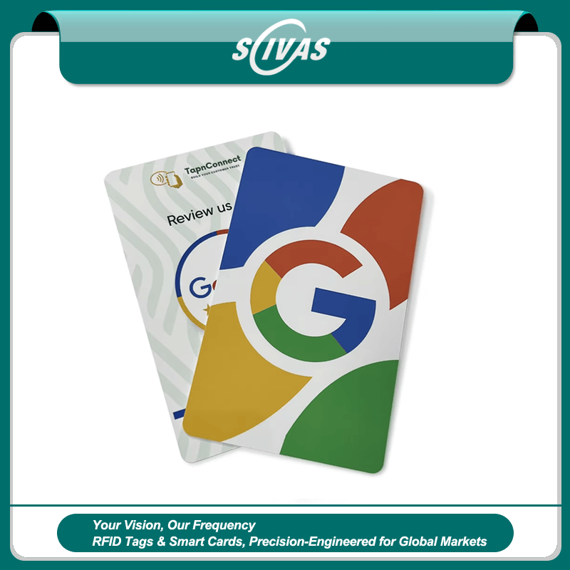 Персонализирани NFC карти за Google отзиви