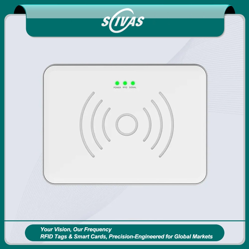 UHF RFID настолният енкодер CK-D2L се отличава с компактен бял дизайн и високоскоростна USB свързаност за професионална инициализация на етикети