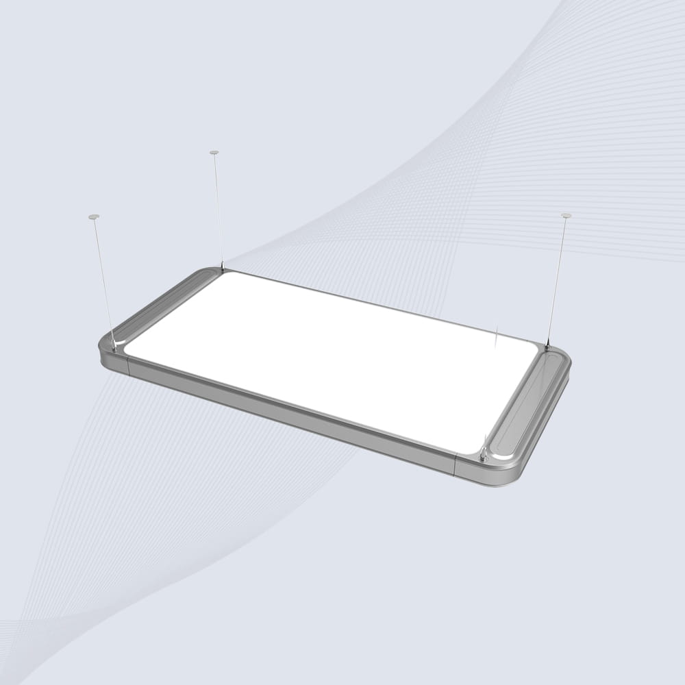 Таванният RFID четец за портал CK-T1G има удължен дизайн за широко покритие на площта и автоматизирано наблюдение на активите в търговски среди.