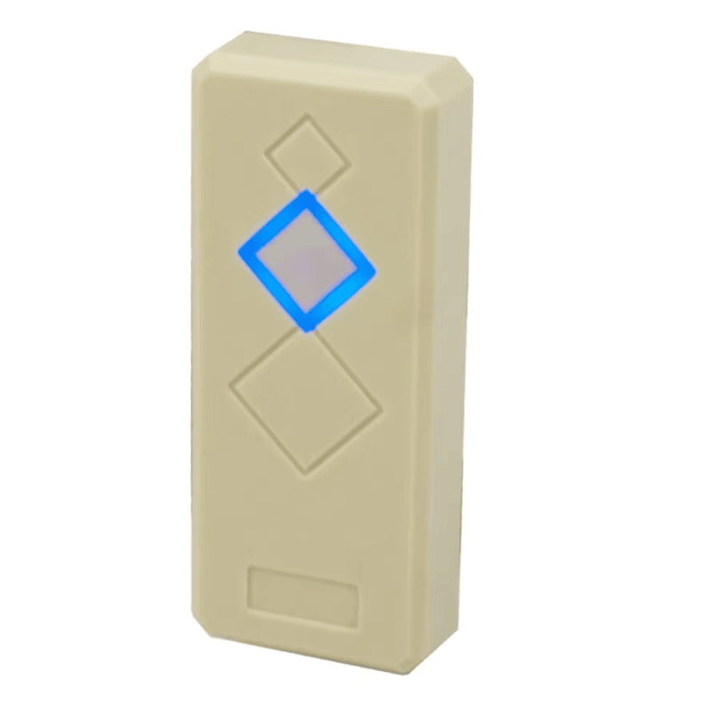 Продуктова снимка на IP66 RFID проксимити четец за карти за контрол на достъпа с показ на печат на карти по поръчка в категория RFID четци за достъп.
